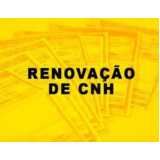 preço de renovação cnh Vila Recanto Verde
